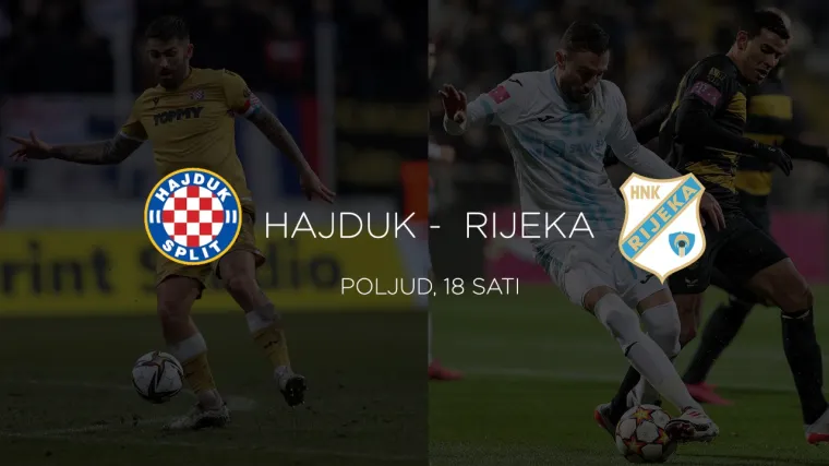 Rijeka svladala Hajduk 3:1 u jadranskom derbiju, Rijeka dominantna, Hajduk nemoćan