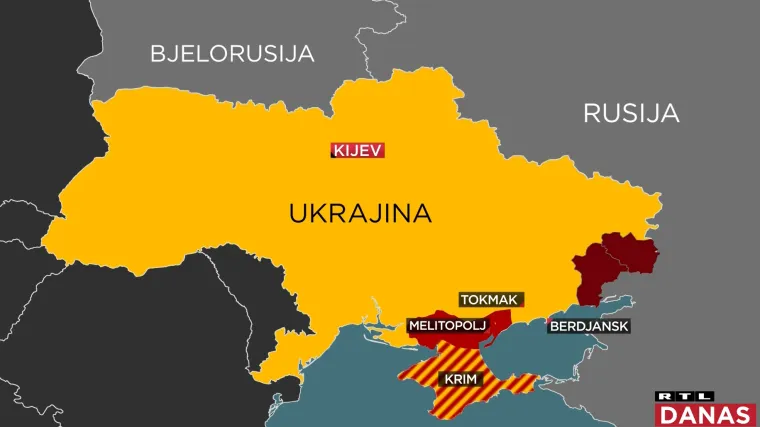Borbe se u Ukrajini vode duž tri glavna pravca: Puca se i na rubovima glavnog ukrajinskog grada