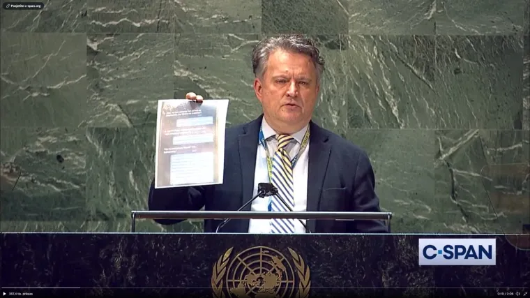 VIDEO Ukrajinski veleposlanik čitao poruke poginulog ruskog vojnika: 'Mama, bojim se, ovdje je stra&scaron;an rat'