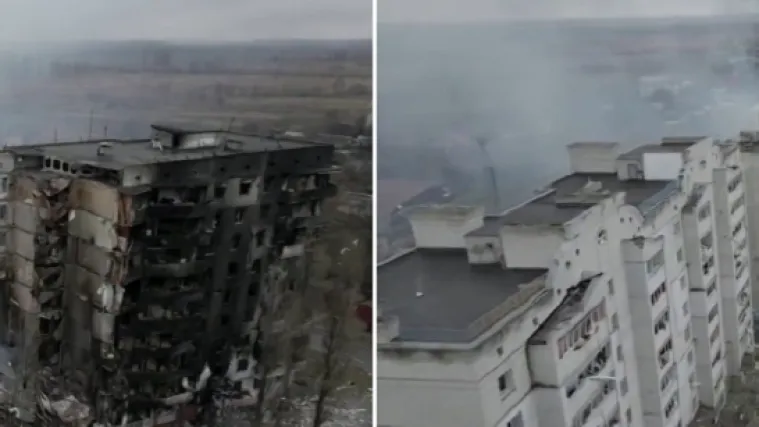 VIDEO Dronom snimljeni stravični prizori kraj Kijeva. Kao da je do&scaron;ao kraj svijeta...