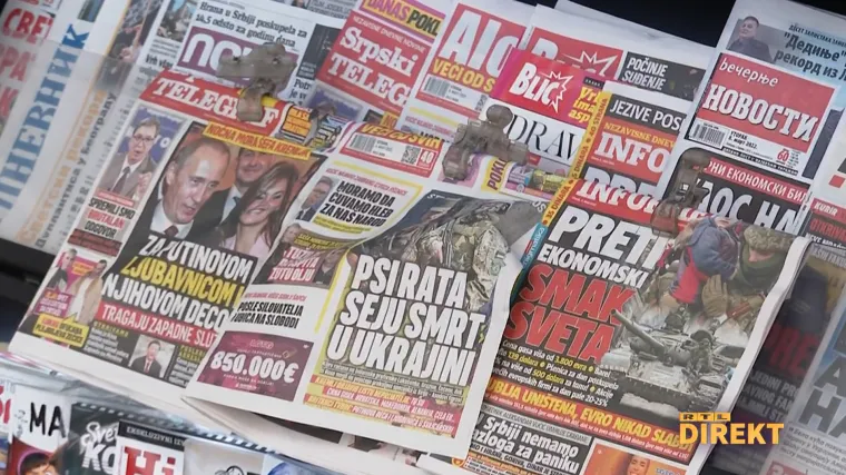 Direkt prolistao srpsku &scaron;tampu, porazgovarao s novinarima. 'Vlada rusofilsko javno mnijenje, a način života nije takav'