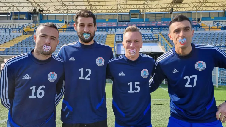 Baby boom u Koprivnici: Četiri igrača Slaven Belupa postali očevi zadnjih dana, a klub im uputio originalnu čestitku