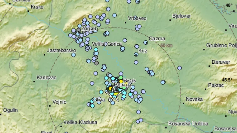Sisačko područje pogodio potres, osjetio se i u Petrinji: 'Dobro nas je presjeklo'