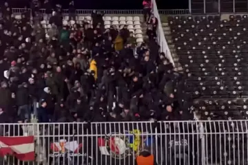 Kaotična utakmica u Beogradu. Partizan doživio svjetski debakl, na tribinama se sukobili Grobari i zloglasni Nizozemci