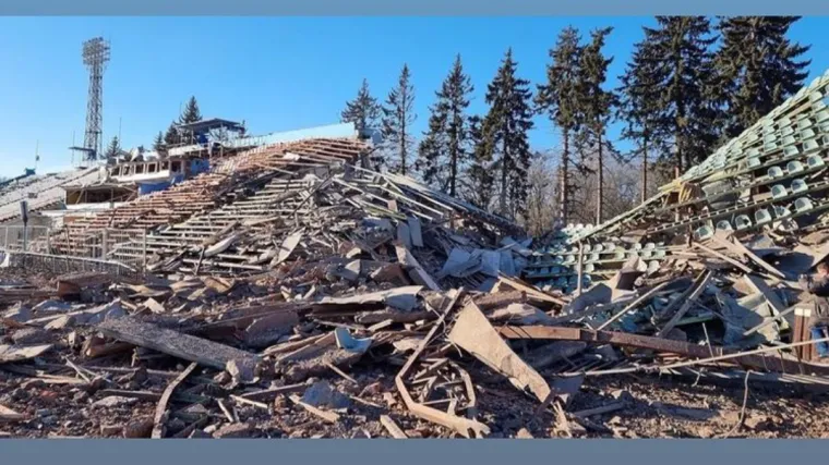 Pogledajte kako izgleda stadion poznatog prvoliga&scaron;a nakon te&scaron;kog granatiranja