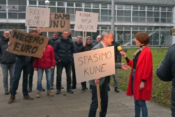 Drago prosvjeduje protiv eura