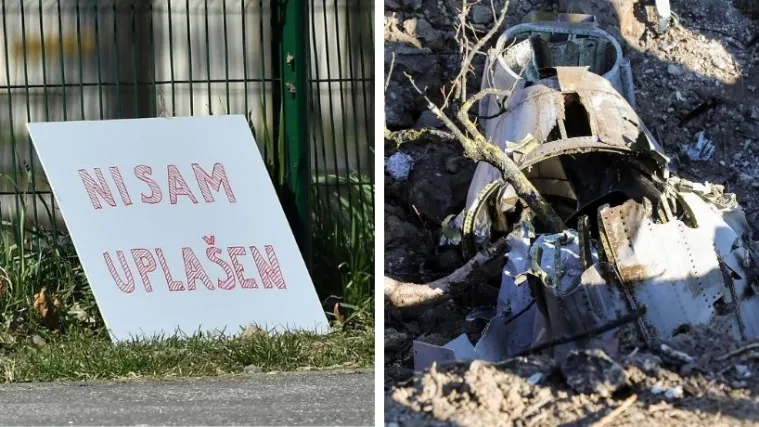 Evakuirali paviljon u studentskom domu. Netko ostavio natpis 'Nisam upla&scaron;en'