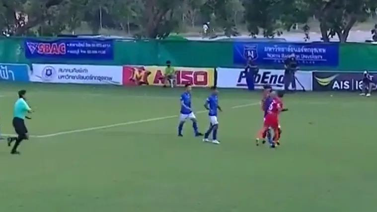 Tajlandski boks ili tajlandski nogomet? Pogledajte neviđenu brutalnost igrača na nogometnim terenima