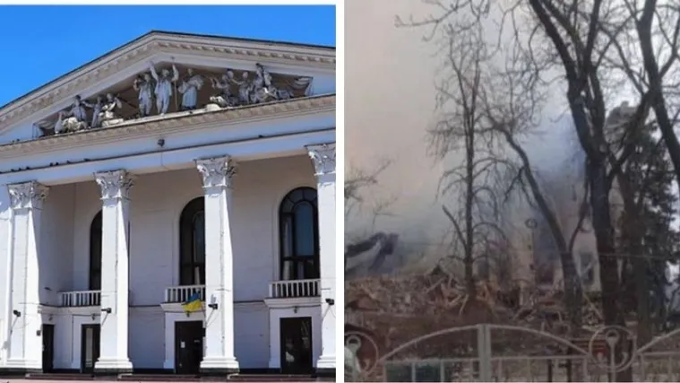 Ukrajinci objavili slike kazali&scaron;ta prije i poslije bombardiranja i tvrde: 'To je bilo skloni&scaron;ta za 1000-1200 civila'