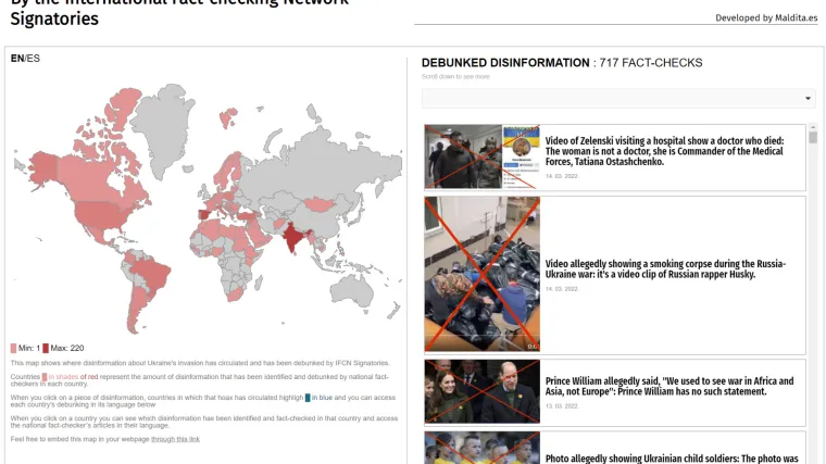Dezinformacije o ratu u Ukrajini &scaron;ire se svijetom: &Scaron;panjolci odlučili stati tome na kraj i započeli borbu protiv lažnih vijesti