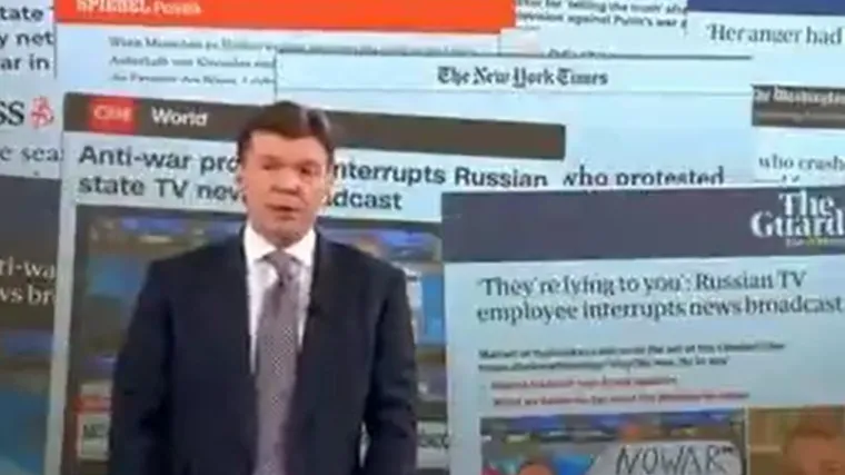 Ruska televizija obračunala se s urednicom koja je prosvjedovala protiv rata: 'Ona je britanska &scaron;pijunka'