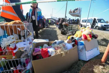 Tegljač Hrvatskog Caritasa s humanitarnom pomoći u Ukrajini: Stiglo više od 20 tona hrane i higijenskih potrepština