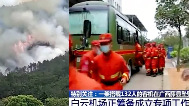 Putnički avion u Kini zabio se u tlo skoro okomito, padajući naglo s visine na kojoj je letio, svjedoče podaci s radara