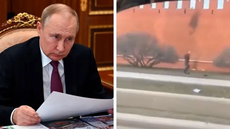 VIDEO Napada u Moskvi: Netko je bacio molotovljev koktel na Kremlj