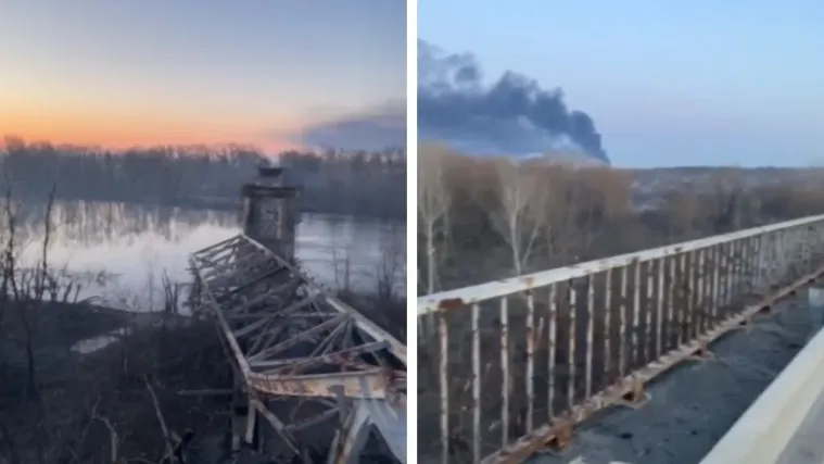 VIDEO Most na 15 kilometara od Kijeva potpuno razoren. Preko njega su evakurani ljudi iz Černihiva, političar sve objavio