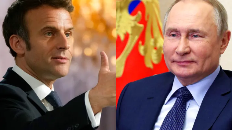 Macron Putina kaže da ne vrijeđa (kao Biden) jer mu želi reći da pusti ljude iz Mariupolja. Putin: 'Razmislit ću o tome'