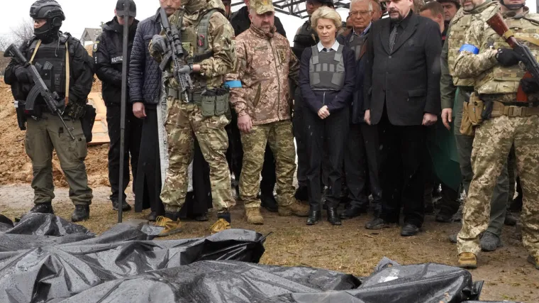 Von der Leyen i dalje pod dojmom masakra u Buči: 'Ako ovo nije ratni zločin, &scaron;to jest?'