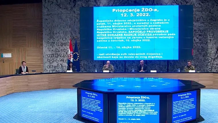 Izvje&scaron;će ŽDO o padu drona: Nastali fragmenti su od djelovanja eksploziva, pronađen je upaljač s ćirilicom