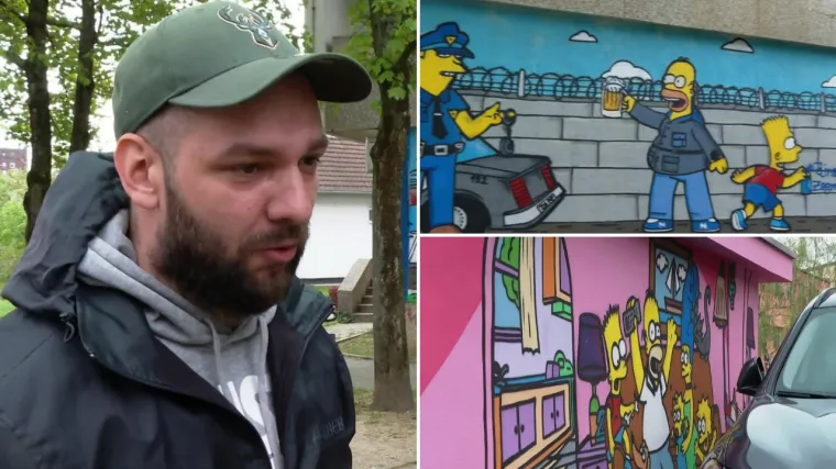 Prije 35 godina pojavili su se Simpsoni, a Direkt je pričao s uličnim umjetnikom koji njihove likove oživljava po Zagrebu