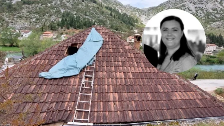 FOTO Pogledajte &scaron;okantne slike kuće na koju je pala stijena Elmire (28): 'Njena majka vikala je da pomognemo. Ja i sin jedva smo podigli stijenu...'