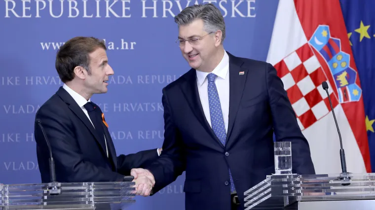 Plenković čestitao Macronu na pobjedi: 'To je dobra vijest za Francusku, za Europu i hrvatsko-francusko strate&scaron;ko partnerstvo'