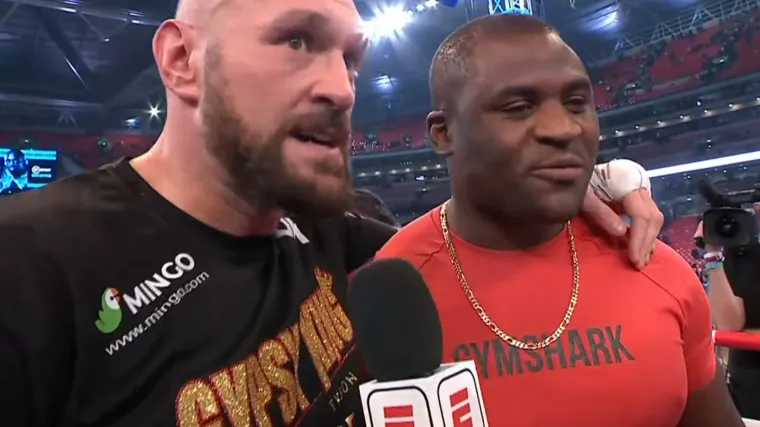 Fury i Ngannou napravili show u ringu i najavili neviđeni spektakl: 'Doznat ćemo tko je najopakiji ku**in sin'
