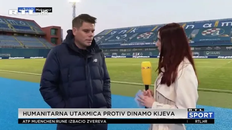 Vukojević za RTL nakon humanitarnog susreta dva Dinama: 'Nadamo se da će zavr&scaron;iti ovo zlo i nastupiti miroljubivo vrijeme'