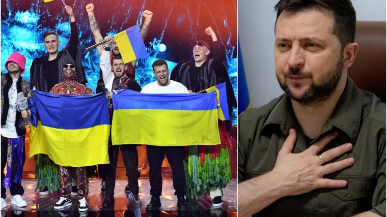 Zelenskij reagirao na pobjedu: 'Na&scaron;a je hrabrost zadivila svijet, a na&scaron;a glazba osvojila Europu'