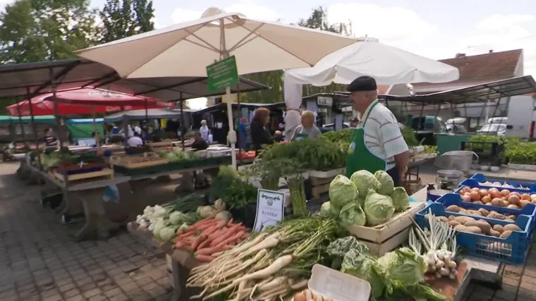 Domaća kvaliteta na đakovačkoj tržnici: 'Uberu ujutro, ili dan prije prirede, donose na tržnicu, prodaju'