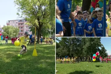 Na prvim Kockićevim igrama uživalo 60-ero vrtićaraca, a u zabavi su sudjelovala i djeci omiljena televizijska lica