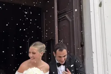 Oženio se Fabijan Pavao Medvešek! Glumac koji je očarao i Nives Celzijus obećao se lijepoj Karli, pjevao im Saša Lozar...