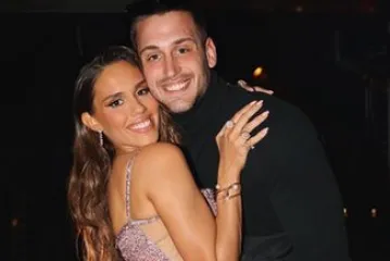 Isplivale nove fotografije trudne Franke Batelić koja se zabavljala u društvu mladog plesača