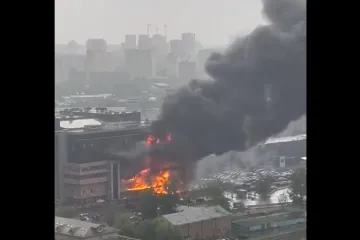 VIDEO Ogroman požar guta poslovni centar u Moskvi!