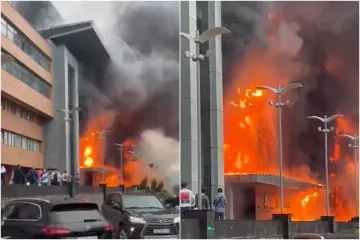 Buknuo veliki požar u Moskvi: Ljudi su bježali i preko krova zgrade!