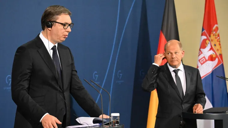 Vučić otkrio o čemu je razgovarao s njemačkim kancelarom, na stolu su bile i sankcije Putinu: 'Razumio sam poruku'