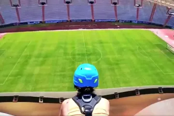 FOTO Otkrili smo kako izgleda šetnja po krovu Poljuda i koliko je uzbudljiv skok iz novinarske lože