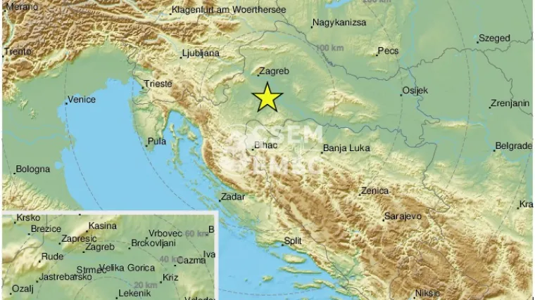 Potresi ne daju mira stanovnicima Banije, opet ih je jedan probudio: 'Skočila sam od straha, drmao je'