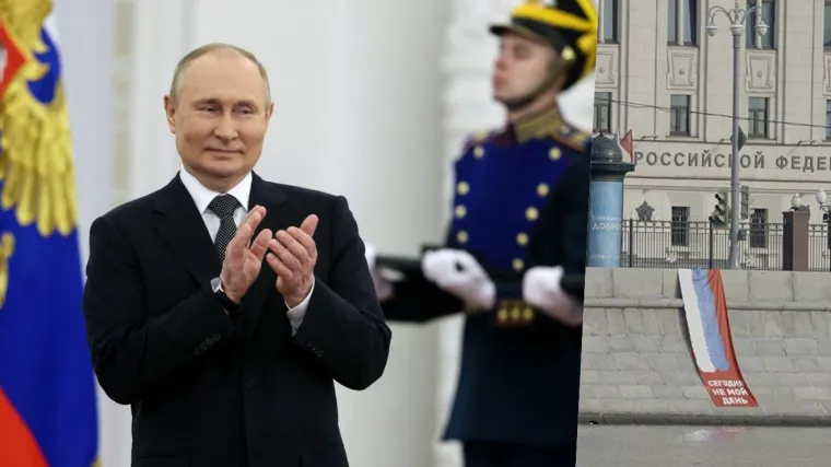 Prosvjednici u sredi&scaron;tu Moskve pokvarili veselje Putinu: Trebao je to biti najveći praznik, ali oni misle drugačije