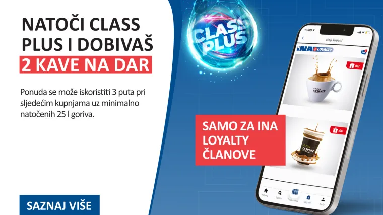 Natoči Class Plus gorivo i dobiva&scaron; dvije kave na dar