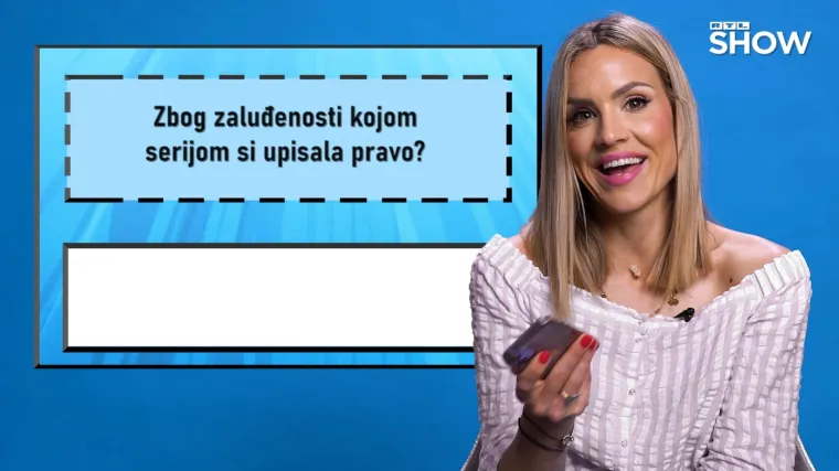 Omiljena voditeljica i podcasterica Ana Radišić u kvizu RTL Showa: 'Onaj tko je pisao pitanja jako me dobro poznaje!'