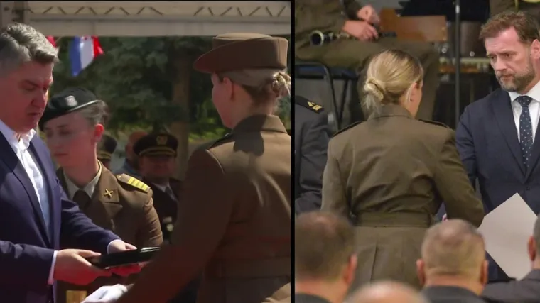 Isti vojnici odlikovani dva puta u tri dana: Danas na svečanosti Milanović, a prije toga Banožić