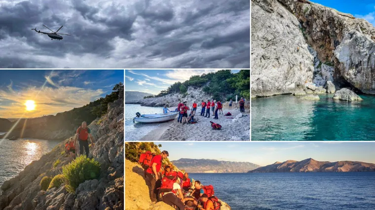 FOTO HGSS objavio slike akcije i detaljno su opisali kako su spasili oca i sina iz Njemačke na Krku