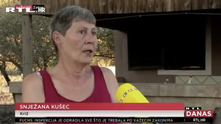 Snježani je vikendica izgorjela u Zatonu: 'Situacija je bila očajna. Moj unuk i mi nismo mogli disati'