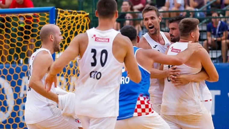 Hrvatski rukometa&scaron;i na pijesku na korak do jo&scaron; jednog zlata: U finalu ih čeka Katar