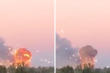 VIDEO Ukrajinski političar objavio video eksplozije: 'Eksplodiralo je streljivo'