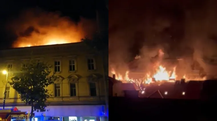 &Scaron;to je izazvalo veliki požar na krovi&scaron;tu zgrade u centru Zagreba? Postoje dvije teorije: Glomazni otpad ili klima-uređaj