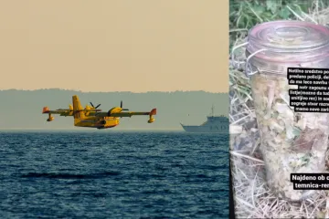 FOTO U pomoć Slovencima stiže jo&scaron; jedan hrvatski kanader: Sumnja se da su požari podmetnuti?