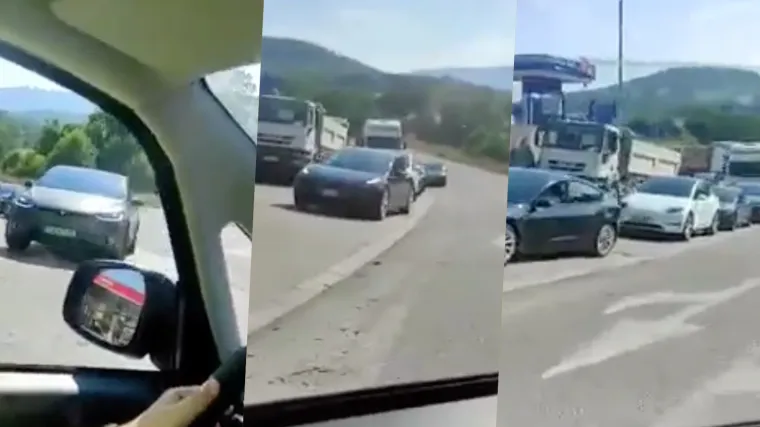 Šest punionica, a vozila daleko više: Pogledajte kakav se red stvorio u Otočcu i svi čekaju za isto