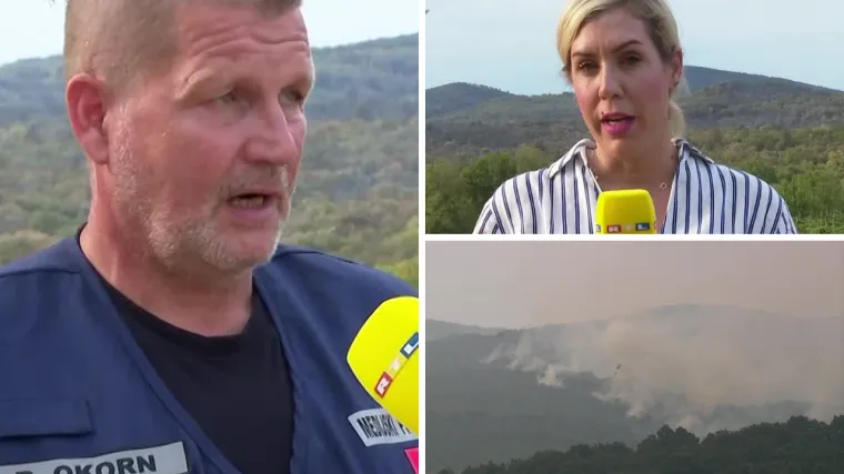Slovenija se i dalje bori s požarom: 'Stanje je pod kontrolom, ali jo&scaron; ne 100 posto, sutra očekujemo 1500 vatrogasaca'