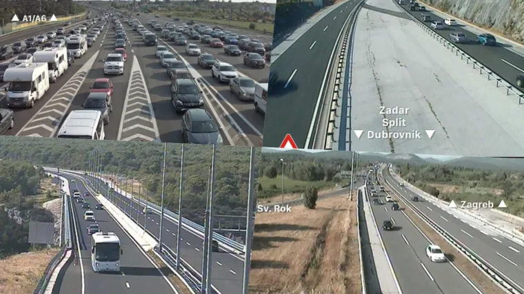 Zbog prometnih nesreća na autocesti A1 kolone dugo i do 13 kilometara: Pogledajte gdje se najvi&scaron;e čeka